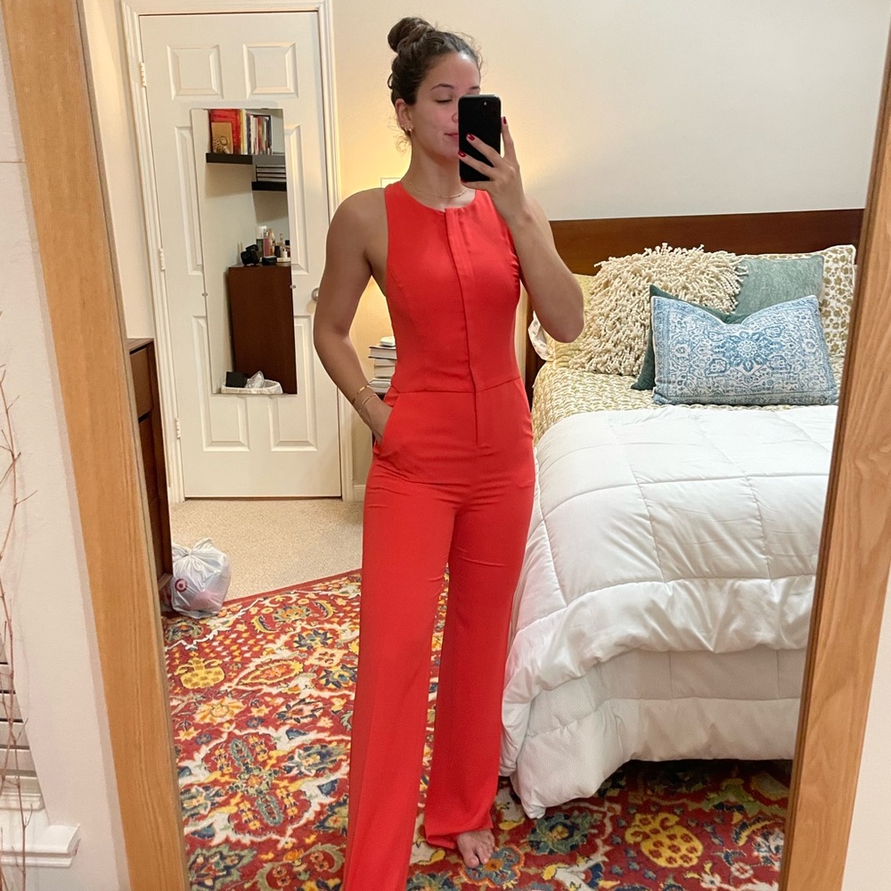 Rachel Roy Coral Jumpsuit